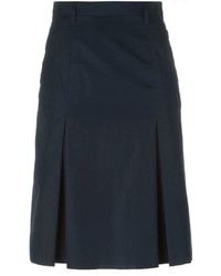 Темно-синяя шелковая юбка от Golden Goose Deluxe Brand