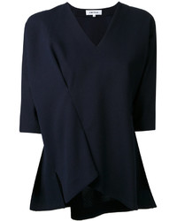 Темно-синяя шерстяная блузка от Enfold