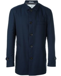Мужская темно-синяя шерстяная куртка от Brunello Cucinelli