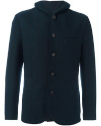 Мужская темно-синяя шерстяная куртка от Eleventy