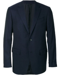 Мужская темно-синяя шерстяная куртка от Ermenegildo Zegna
