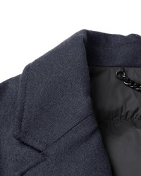 Мужская темно-синяя шерстяная куртка от Burberry