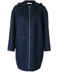 Женская темно-синяя шерстяная куртка от Marni