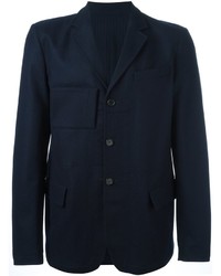 Мужская темно-синяя шерстяная куртка от Marni