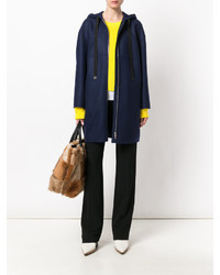 Женская темно-синяя шерстяная куртка от Marni