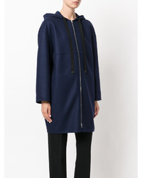 Женская темно-синяя шерстяная куртка от Marni