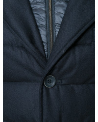 Мужская темно-синяя шерстяная куртка от Herno