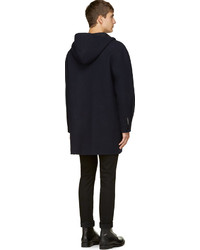 Мужская темно-синяя шерстяная парка от A.P.C.