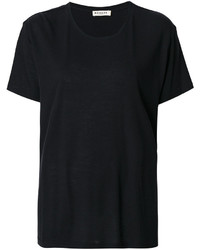 Женская темно-синяя шерстяная футболка от Masscob