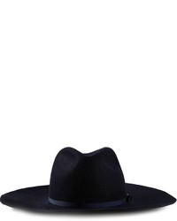 Женская темно-синяя шерстяная шляпа от CA4LA