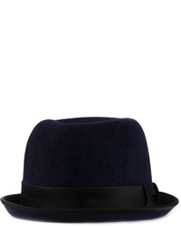 Мужская темно-синяя шерстяная шляпа от Comme des Garcons