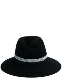 Женская темно-синяя шерстяная шляпа от Maison Michel