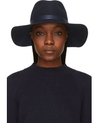 Женская темно-синяя шерстяная шляпа от Rag and Bone
