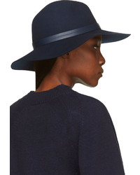 Женская темно-синяя шерстяная шляпа от Rag and Bone