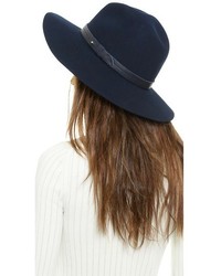 Женская темно-синяя шерстяная шляпа от Rag & Bone