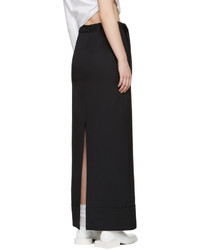 Темно-синяя шерстяная юбка от Jacquemus