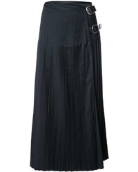 Темно-синяя шерстяная юбка от Toga