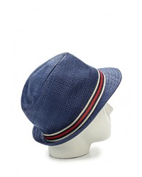 Женская темно-синяя шляпа от Fabretti