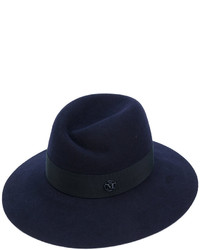 Мужская темно-синяя шляпа от Maison Michel