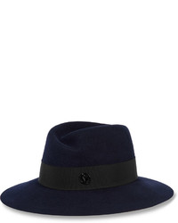 Женская темно-синяя шляпа от Maison Michel