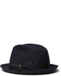 Мужская темно-синяя шляпа от Borsalino