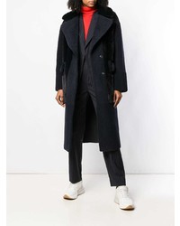 Темно-синяя шуба от Blancha