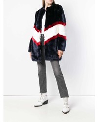 Темно-синяя шуба от La Seine & Moi