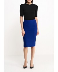 Темно-синяя юбка-карандаш от BCBGMAXAZRIA