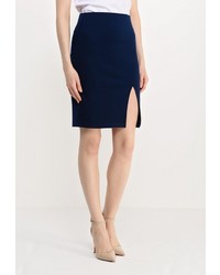 Темно-синяя юбка-карандаш от Befree