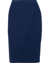 Темно-синяя юбка-карандаш от Fendi