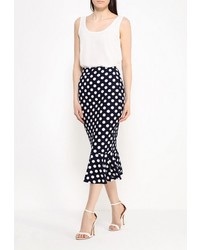 Темно-синяя юбка-карандаш от LAMANIA