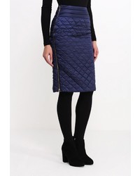 Темно-синяя юбка-карандаш от Odri