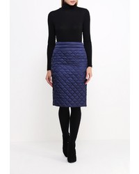 Темно-синяя юбка-карандаш от Odri