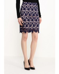 Темно-синяя юбка-карандаш от Paccio