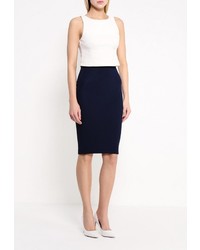 Темно-синяя юбка-карандаш от Rinascimento