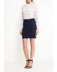 Темно-синяя юбка-карандаш от Sela