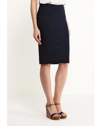 Темно-синяя юбка-карандаш от Sela