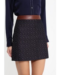 Темно-синяя юбка-карандаш от Theory