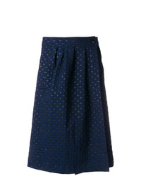 Темно-синяя юбка-миди от Essentiel Antwerp