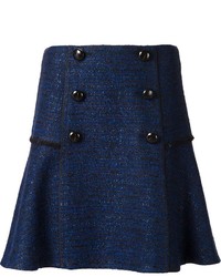 Темно-синяя юбка на пуговицах от Proenza Schouler