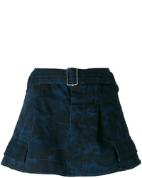 Темно-синяя юбка с камуфляжным принтом от Marc Jacobs
