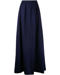 Темно-синяя юбка со складками от DELPOZO