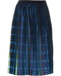 Темно-синяя юбка со складками от Emporio Armani