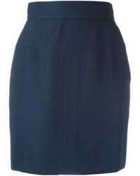 Темно-синяя юбка от Chanel