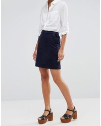 Темно-синяя юбка от Warehouse