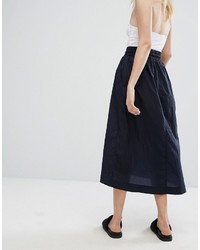 Темно-синяя юбка от Monki