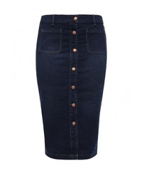 Темно-синяя юбка от Evans