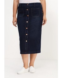 Темно-синяя юбка от Evans