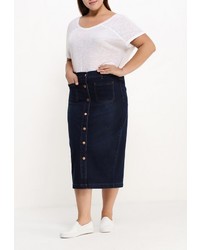 Темно-синяя юбка от Evans