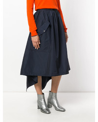 Темно-синяя юбка от Kenzo